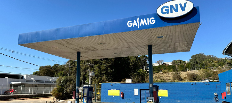 Posto de gasolina GNV